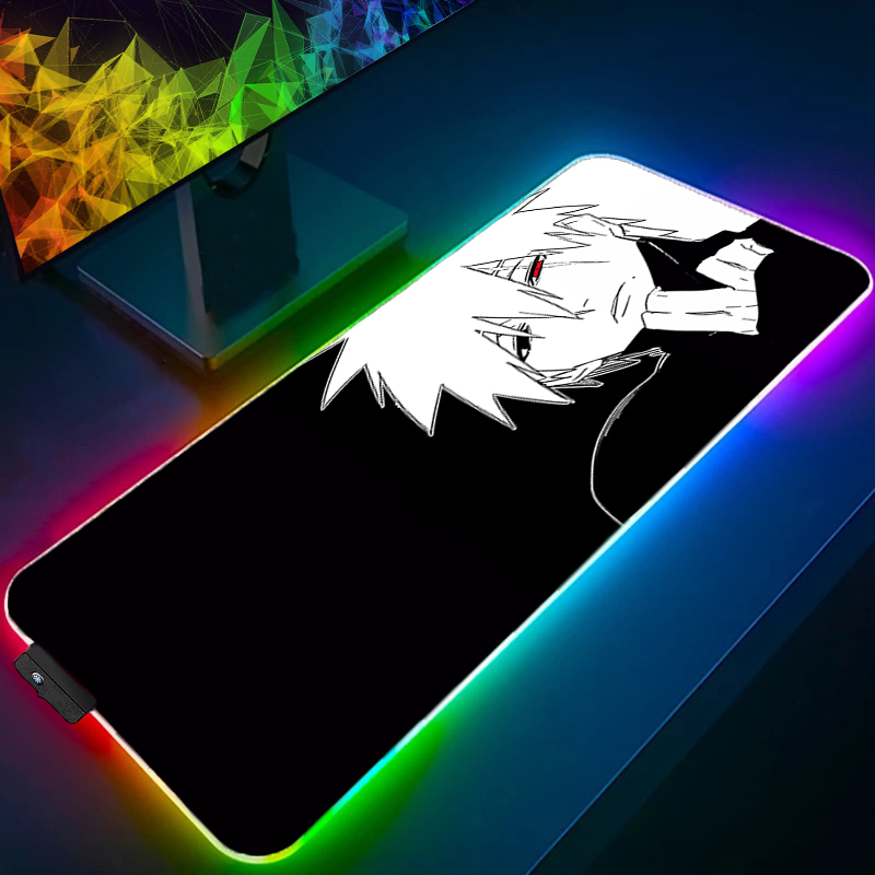 Mouse Gaming Esports - RGB Mouse Pad Naruto Kakashi Hatake