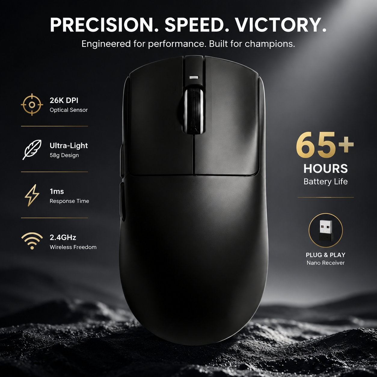 Wireless Ergonomic Design Gami - огляд і ціна Esports Gaming Design