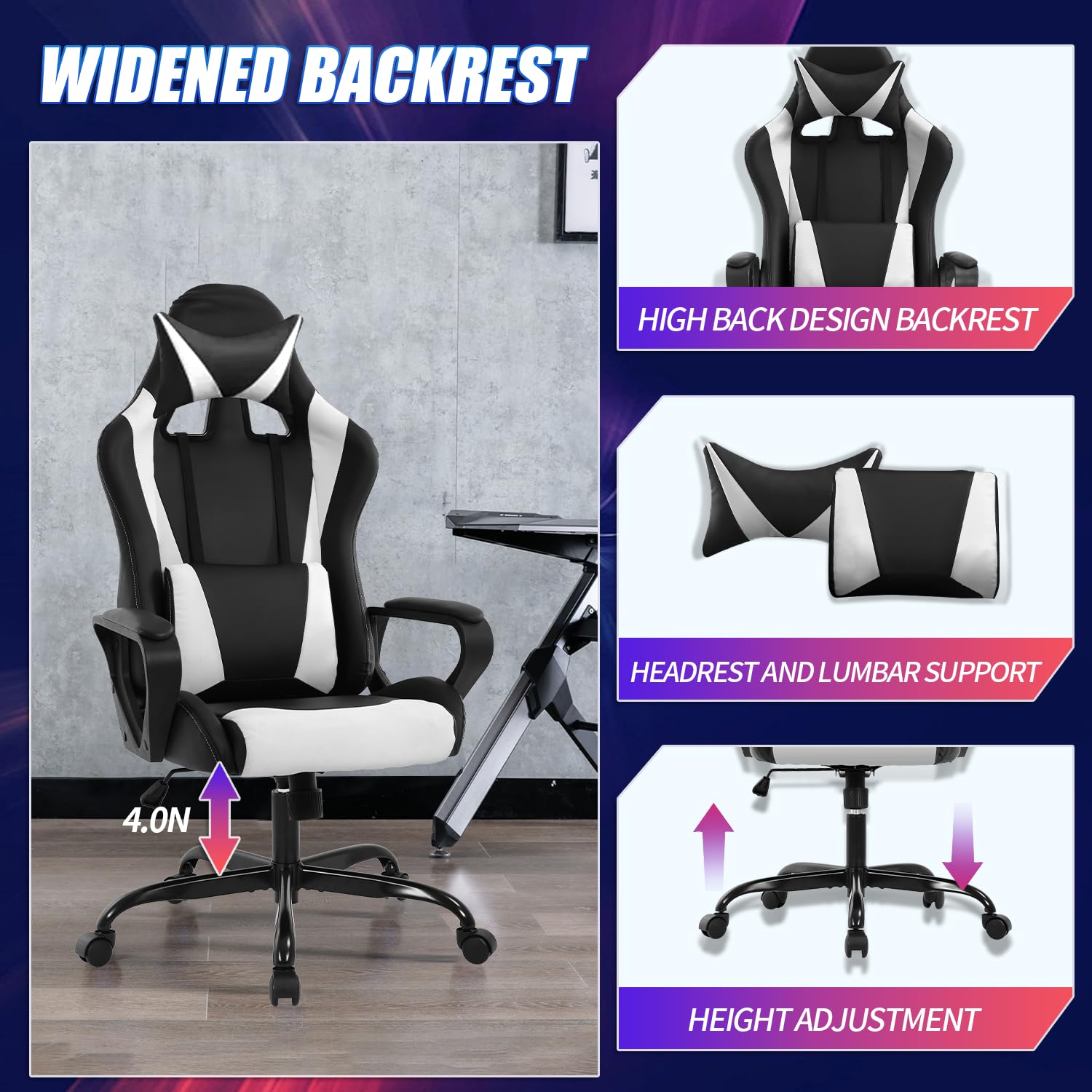 Gaming Chair Office Chair High - огляд і ціна Video Gaming & Esports Usd Acc