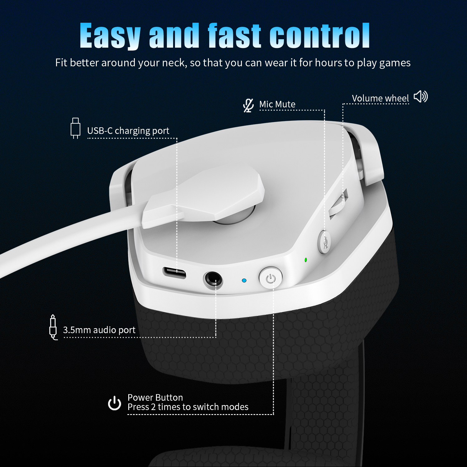 NUBWO G06 2.4G Dual Wireless G - огляд і ціна Gaming Headset 7.1