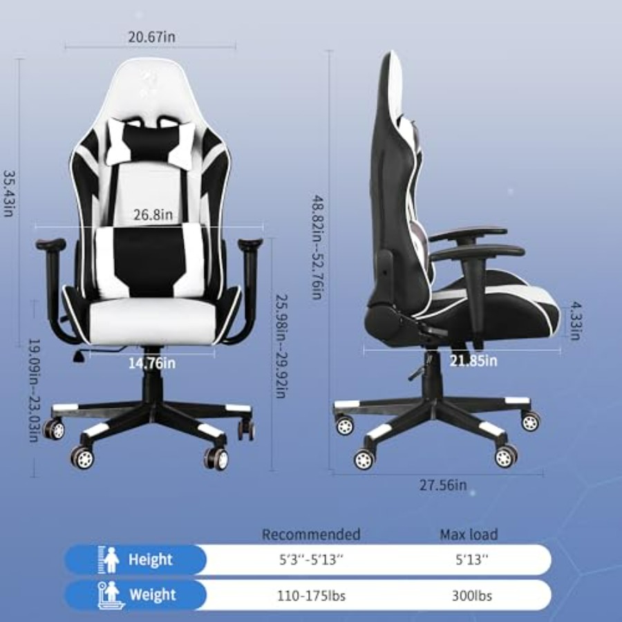 Gaming Chair, Video Game Chair - огляд і ціна Video Gaming & Esports Usd Acc