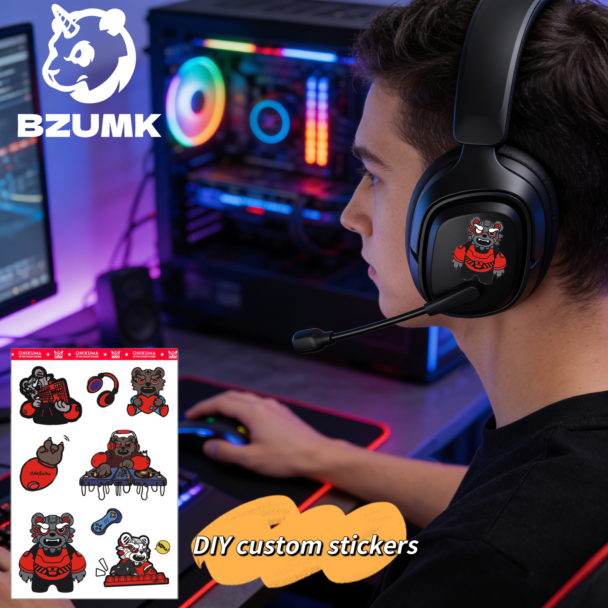 BZUMK GT808 Triple-Mode Gaming - огляд і ціна Gaming Headset 7.1
