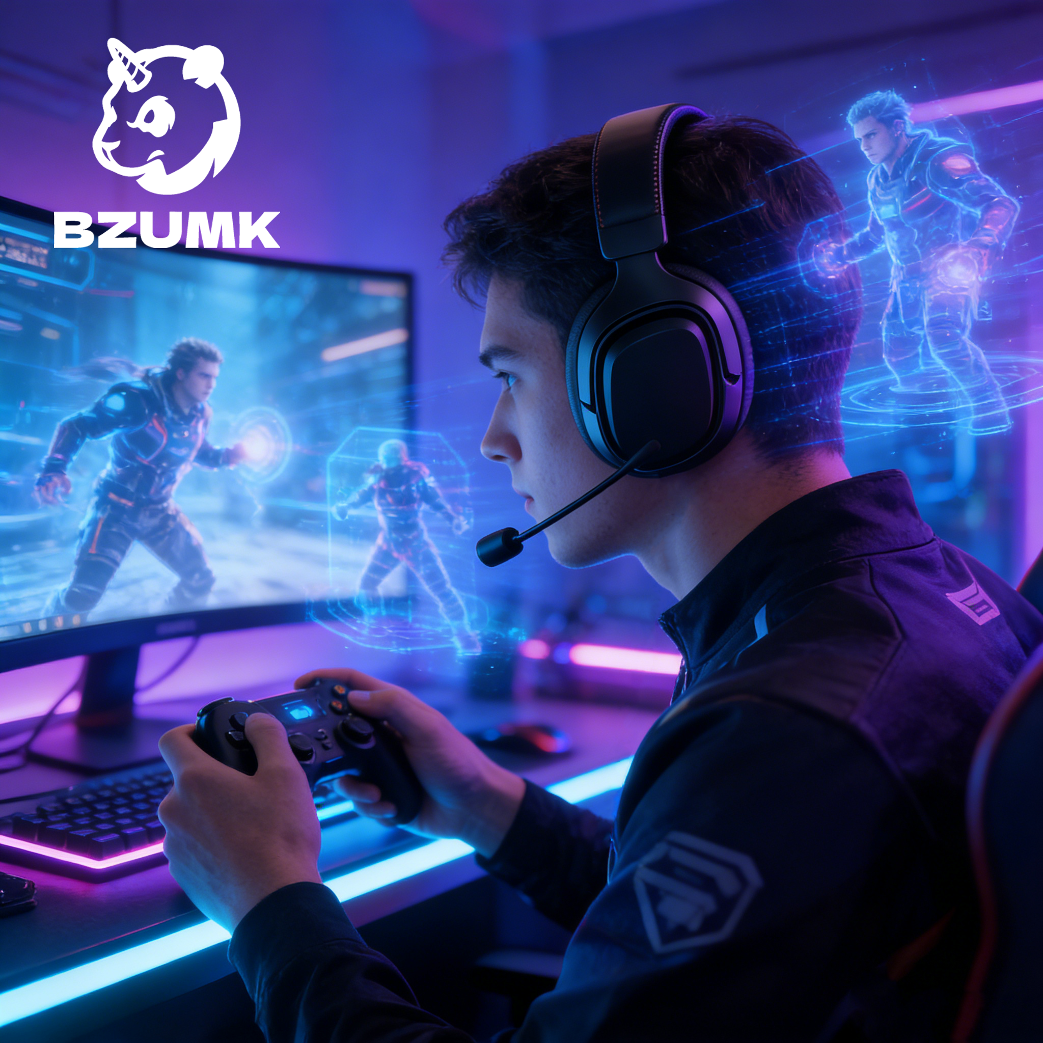BZUMK GT808 Triple-Mode Gaming - огляд і ціна Gaming Headset 7.1