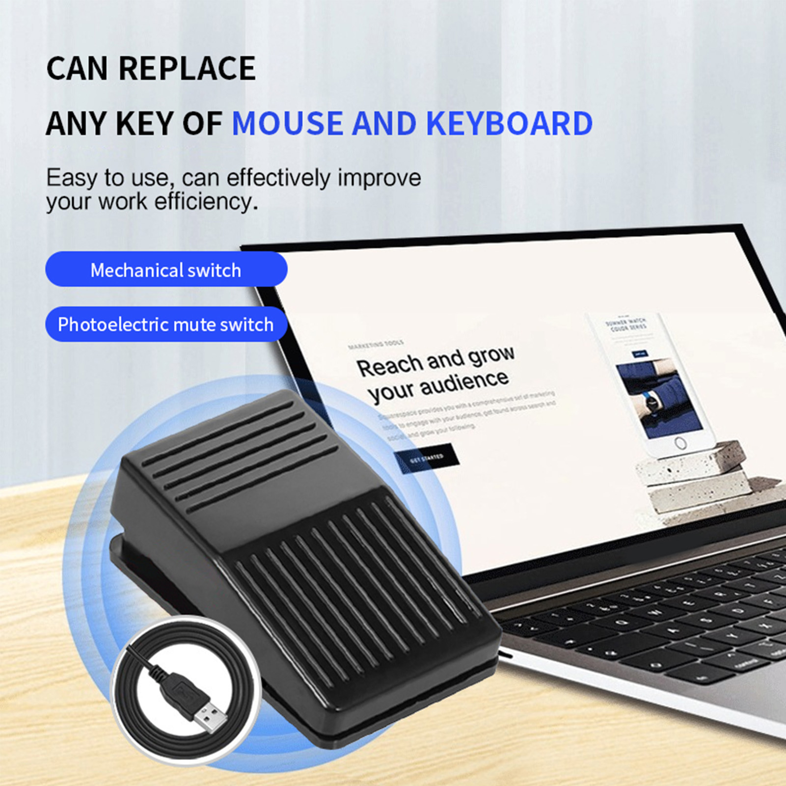 Foot  Pedal Foot  Pedal for Ga - огляд і ціна Video Gaming & Esports Usd Acc