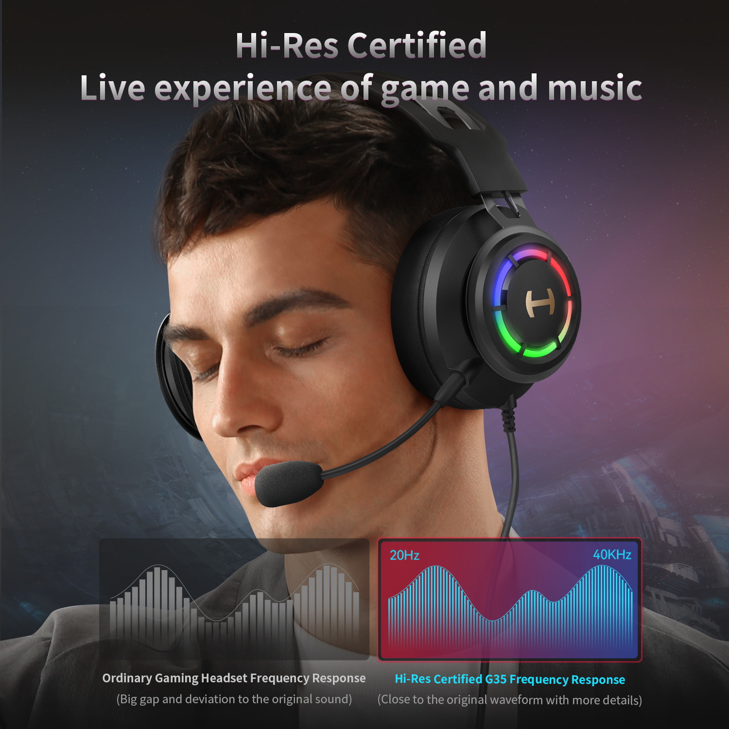 Edifier G35 PC Gaming Headset  - огляд і ціна Gaming Headset 7.1