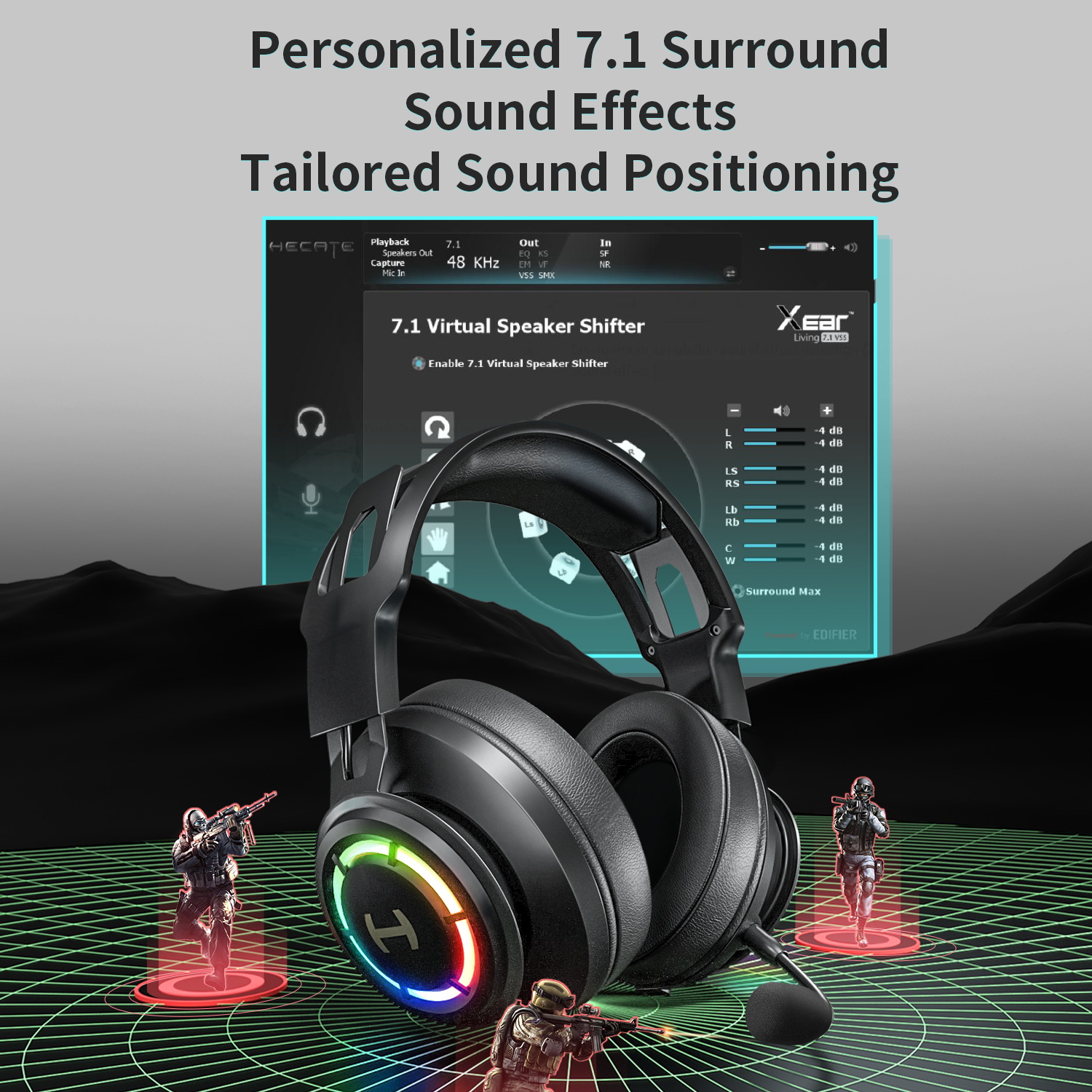 Edifier G35 PC Gaming Headset  - огляд і ціна Gaming Headset 7.1