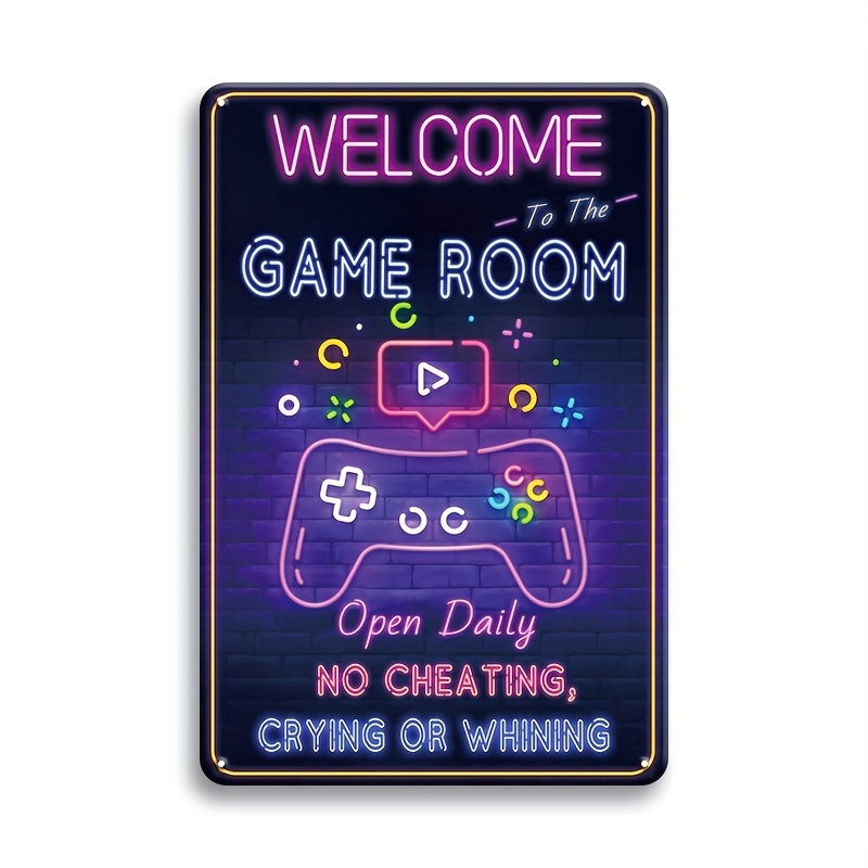 Welcome to the Game Room Metal - огляд і ціна Video Gaming & Esports Usd Acc